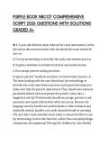 PURPLE BOOK NBCOT COMPREHENSIVE SCRIPT 2026 QUESTIONS WITH SOLUTIONS GRADED A&plus;