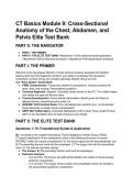 2026&sol;2027 CT Cross-Sectional Anatomy & Pathology Elite Test Bank &vert; ARRT Prep with Detailed Rationales