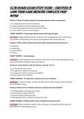 CLTM Board Exam Study Guide &ndash; Certified in Long-Term Care Medicine Complete Prep Notes