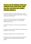 PVL3702 LAW OF CONTRACT EXAM 2025 COMPLETE STUDY GUIDE FINAL SCRIPT 2026 FULL SOLUTIONS AND CORRECT ANSWERS GRADED A&plus;