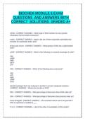 BIOCHEM MODULE 6 EXAM QUESTIONS AND ANSWERS WITH CORRECT SOLUTIONS GRADED A&plus;