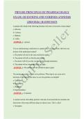 PRN1381 PRINCIPLES OF PHARMACOLOGY EXAM &vert; QUESTIONS AND VERIFIED ANSWERS &lpar;2025&sol;2026&rpar; &vert; RASMUSSEN