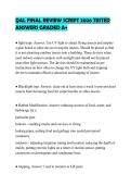 QAL FINAL REVIEW SCRIPT 2026 TESTED ANSWERS GRADED A&plus;