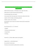 NURS 171 Unit 1 Exam Questions with Correct Answers&vert; Latest Update