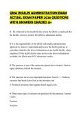 QAL STUDY GUIDE 2026 ACTUAL QUESTIONS WITH SOLUTIONS GRADED A&plus;