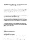 NRNP 6540 Chapter 1 Changes With Aging Questions And Answers &sol; 100&percnt; Verified Review Solution
