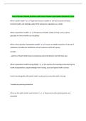 Nurs 473 Exam 1 Review Questions with Correct Answers New Update