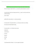 NURS 473 Exam Questions with Correct Answers New Update