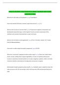 NURS 473 OB EXAM 1 QUESTIONS WITH CORRECT ANSWERS NEW UPDATE
