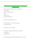 NURS 2602 Exam 1 &lpar;Week 1-3&rpar; Questions with Correct Answers&vert; Latest Update  100&percnt; Solved