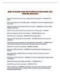 ARMY E6 BOARD EXAM WITH COMPLETE SOLUTIONS 100&percnt; VERIFIED 2026-2027&excl;&excl;