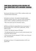 QME EXAM CERTIFICATION REVIEW SET 2026 QUESTIONS WITH ANSWERS GRADED A&plus;