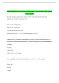 NWCA Medical Assistant Exam Questions with Correct Answers 100&percnt; Verified