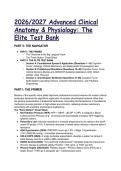 Elite Anatomy & Physiology Test Bank &lpar;2026&sol;2027&rpar; &vert; Includes AHA&comma; GOLD & KDIGO Clinical Guidelines