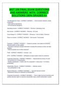 MGT 100 FINAL EXAM QUESTIONS AND ANSWERS  WITH  CORRECT  SOLUTIONS 100&percnt; GRADED A&plus;