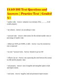IAAO 101 Test Questions and Answers &vert; Practice Test &vert; Graded A&plus;