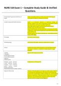 NURS 518 Exam 1 &ndash; Complete Study Guide & Verified Questions&period;
