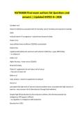 NUTR3000 final exam authors list Questions and answers &vert; Updated RATED A&plus; 2026