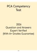 PCA Competency Test Study Guide &vert; Patient Care Assistant Certification Prep 2026
