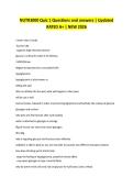 NUTR3000 Quiz 1 Questions and answers &vert; Updated RATED A&plus; &vert; NEW 2026