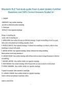 Wonderlic SLE Test Study Guide Exam &ndash; Certified Questions with 100&percnt; Correct Answers&comma; Graded A&plus;&comma; Latest Update 2026&sol;2027 &ndash; Comprehensive Preparation Guide
