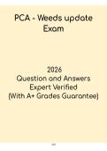 PCA Weeds Study Guide Updated 2026 &vert; Pest Control Advisor Weed Identification