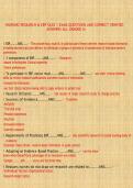 NURSING RESEARCH & EBP QUIZ 1 EXAM QUESTIONS AND CORRECT VERIFIED  ANSWERS ALL GRADED A&plus;