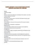 COMPTIA SECURITY&plus; SY0-701 EXAM STUDY SET WITH COMPLETE SOLUTIONS 100&percnt; VERIFIED&excl;&excl;