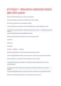 ATI TEAS 7 - ENGLISH & LANGUAGE USAGE   Q&A 2026 update 