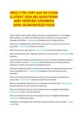 WGU C702 CHFI and OA EXAM &lbrace;LATEST 2025-26&rcub; QUESTIONS AND VERIFIED ANSWERS 100&percnt; GUARANTEED PASS