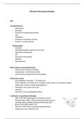 College aantekeningen Klinische neuropsychologie &lpar;200300073&rpar; 