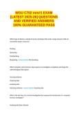   WGU C702&semi;  C702 &ndash; CHFI &semi; WGU - C702 Forensics and Network Intrusion EXAM &lbrace;LATEST 2025-26&rcub; QUESTIONS AND VERIFIED ANSWERS 100&percnt; GUARANTEED PASS