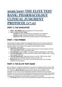 The Elite Pharmacology Survival Guide & Test Bank &lpar;66 Rationaled Questions&rpar; &vert; 2026&sol;2027 Nursing Standards