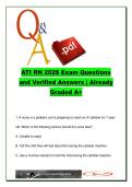 ATI RN Comprehensive Exam &lpar;ATI RN 2026&rpar; &ndash; 135 Questions with Verified Answers &vert; Pharmacology&comma; Maternal Nursing&comma; Mental Health&comma; Medical-Surgical