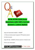 BICSI RTPM Telecommunications Project Management &lpar;BICSI RTPM&rpar; &ndash; 300 Exam Questions with Verified Answers &vert; RFP&comma; Risk Management&comma; Project Planning
