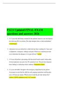 PALS Updated FINAL EXAM   questions and answers 2026 