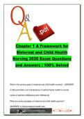 Maternal and Child Health Nursing &lpar;MCH 101&rpar; &ndash; Chapter 1 Exam Prep &lpar;60 Questions&rpar; &vert; Nursing Process&comma; QSEN&comma; Maternal & Infant Health Indicators