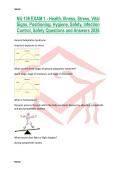 NU 136 EXAM 1 - Health&comma; Illness&comma; Stress&comma; Vital Signs&comma; Positioning&comma; Hygiene&comma; Safety&comma; Infection Control&comma; Safety Questions and Answers 2026