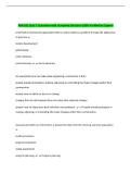 PBH 101 Quiz 5 Questions with Complete Solutions 100&percnt; Verified