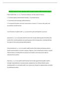 PBH 101 Chapter 12 Exam Questions with Complete Solutions