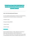 ATI CMS Pharmacology ACTUAL EXAM 2026&sol;2027 &vert; 60 Questions &vert; Verified Answers &vert; 100&percnt; Accuracy &vert; Pass Guaranteed - Graded A&plus;