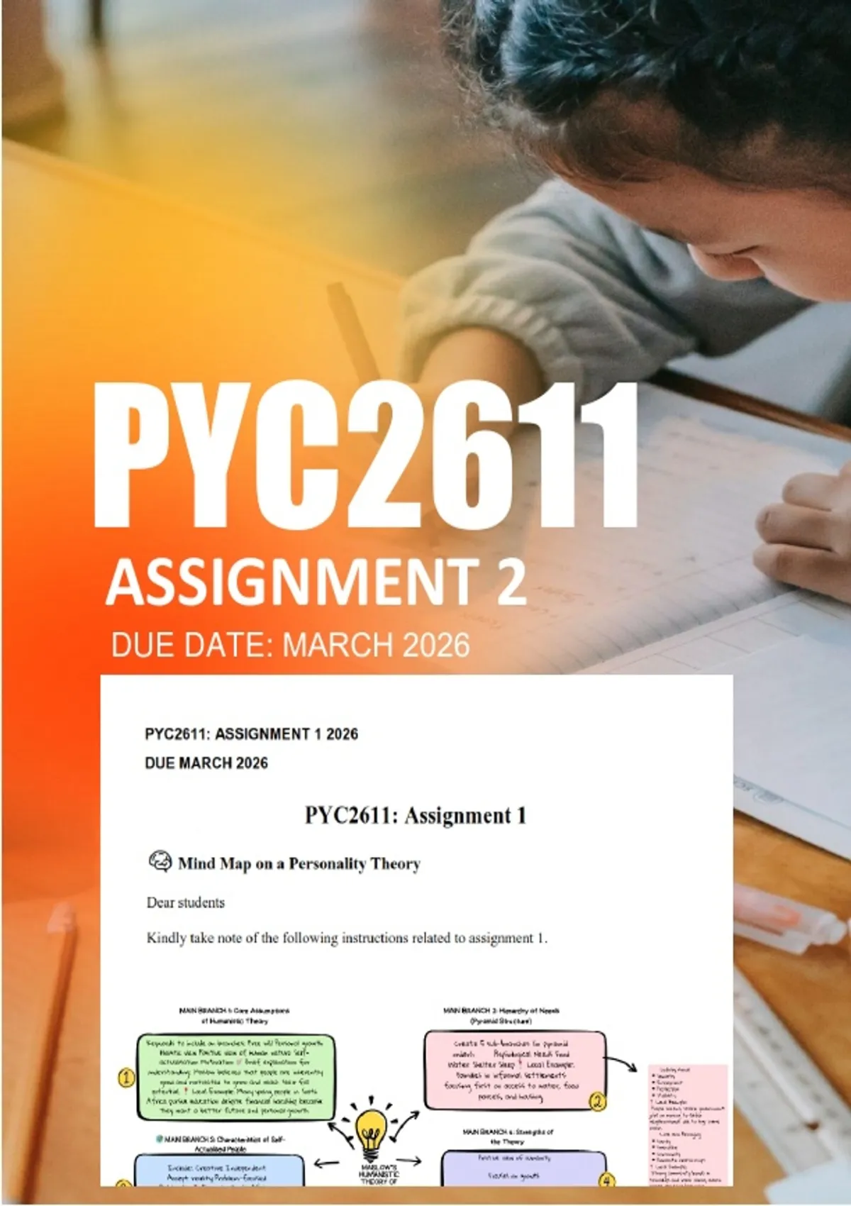 PYC2611 Assignment 1 Due March 2026 - Distinction Guaranteed - PYC2611 ...