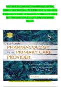 Edmunds' Pharmacology for the Primary Care Provider 5th Edition by Constance G&period; Visovsky&comma; Cheryl H&period; Zambroski&comma; and Rebecca M&period; Lutz
