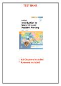 Test Bank for Leifer&rsquo;s Introduction to Maternity and Pediatric Nursing&comma; 10th Edition by Cooper &lpar;All Chapters included&rpar;