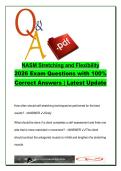 NASM Stretching and Flexibility &lpar;NASM-SFC&rpar; &ndash; Certification Exam Prep 100 Questions &vert; Myofascial Nets&comma; Integrated Stretching&comma; Mobility &vert; National Academy of Sports Medicine 2026