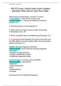 NR 222 Exam1 Study Guide Latest Updated Questions With Answers Sure Pass Guide&period;