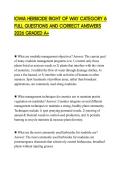 IOWA HERBICIDE RIGHT OF WAY CATEGORY 6 FULL QUESTIONS AND CORRECT ANSWERS 2026 GRADED A&plus;