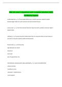 PBH 101 exam 3 Questions with Complete Solutions 100&percnt;  Verified 