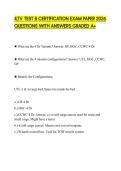 JLTV TEST B CERTIFICATION EXAM PAPER 2026 QUESTIONS WITH ANSWERS GRADED A&plus;