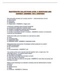 WASTEWATER COLLECTIONS LEVEL II QUESTIONS AND CORRECT ANSWERS 100&percnt; VERIFIED&excl;&excl;